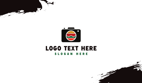 Fast Food Photographer Camera Business Card Design Image Preview