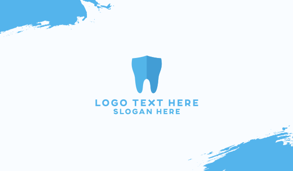 Dental Tooth Shield Business Card Design Image Preview