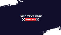 Automotive Racing Text  Business Card Image Preview