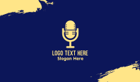 Podcast Video Microphone  Business Card Image Preview