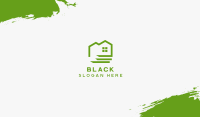 Green Eco Friendly House Business Card Image Preview