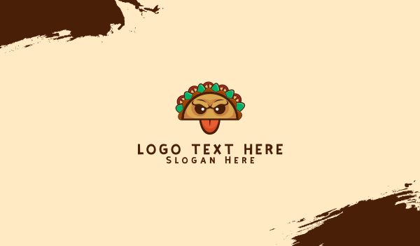 Mexican Taco Monster Business Card Design Image Preview