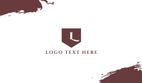 Classic M Shield Business Card Preview