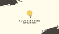 Artist Pencil Balloon Business Card Preview