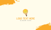 Artist Pencil Balloon Business Card Preview