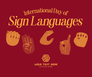 International Sign Day Facebook post Image Preview
