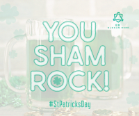 St. Patrick's Shamrock Facebook Post Image Preview
