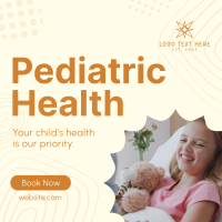 Pediatric Health Instagram Post Design