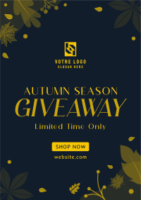 Autumn-tic Season Fare Poster Design