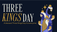 Minimalist Epiphany Day Facebook Event Cover Design