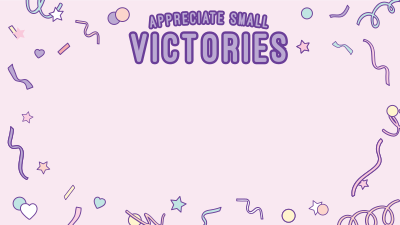 Small Wins Zoom Background Image Preview