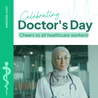 Celebrating Doctor's Day Instagram Post Design