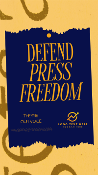 Defend Press Freedom YouTube short Image Preview