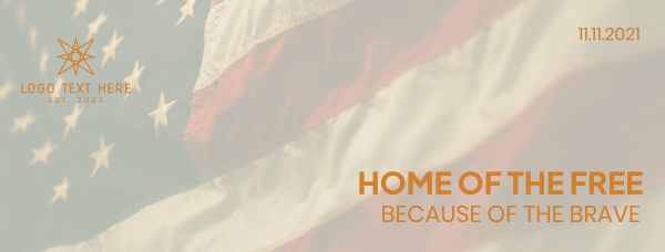 America Veteran Flag Facebook Cover Design Image Preview