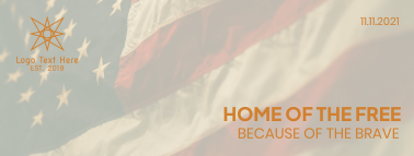 America Veteran Flag Facebook cover