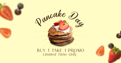 Pancakes & Berries Facebook ad Image Preview