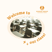 Welcome to our Class Instagram Post Design