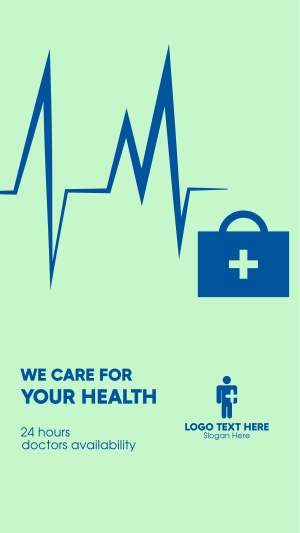 We Care for Your Health Facebook story Image Preview