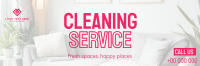 Commercial Office Cleaning Service Twitter Header Design