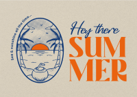 Get Ready for Summer Postcard Design