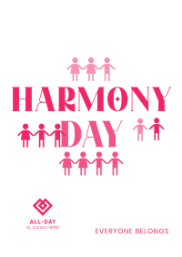 People Harmony Day Poster Image Preview