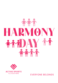 People Harmony Day Poster Image Preview