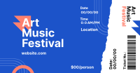 Art Music Fest Facebook Ad Design