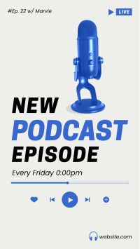 Normal Podcast Facebook Story Design