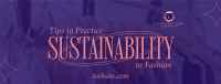 Sustainable Fashion Tips Facebook cover Image Preview