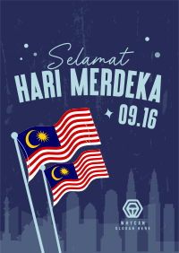 Hari Merdeka Malaysia Flyer Image Preview