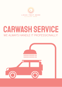 Professional Carwash Flyer Image Preview
