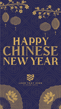 Oriental Chinese New Year Instagram Story Design
