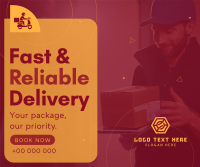 Reliable Courier Delivery Facebook post Image Preview