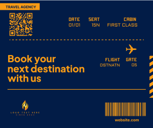 Plane Ticket Facebook post Image Preview