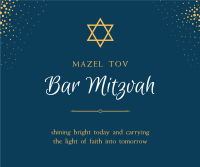 Magical Bar Mitzvah Facebook Post Design