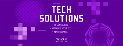 Pixel Tech Solutions Facebook cover Image Preview