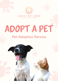 Pet Sitting Service Poster Design