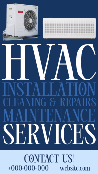 Editorial HVAC Service Instagram Story Design