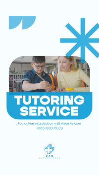 Kids Tutoring Service Instagram Story Design