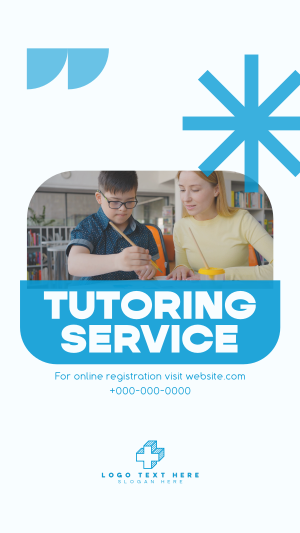 Kids Tutoring Service Instagram story Image Preview