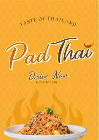 Authentic Pad Thai Flyer Design