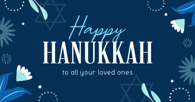 Elegant Hanukkah Night Facebook ad Image Preview