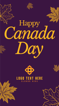 Canadian Leaves Instagram Story Design