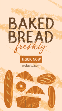 Freshly Baked Bread Daily Facebook Story Design