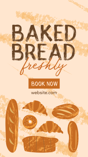 Freshly Baked Bread Daily Facebook story Image Preview