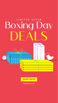 Boxing Day Deals Instagram Story Image Preview