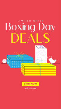 Boxing Day Deals Instagram Story Design