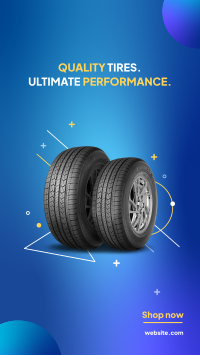 Quality Tires Instagram story Image Preview