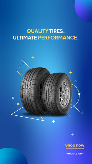 Quality Tires Instagram story Image Preview