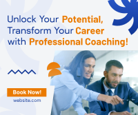 Professional Career Coaching Facebook Post Design